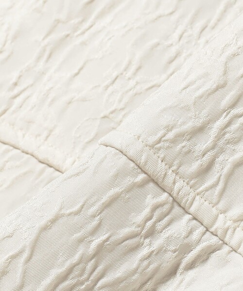 Ray BEAMS（レイビームス）の「ジャカード 中綿 スタンド ブルゾン（ブルゾン・レディース・ホワイト系その他6/ブラック・0/1）」の16枚目の写真