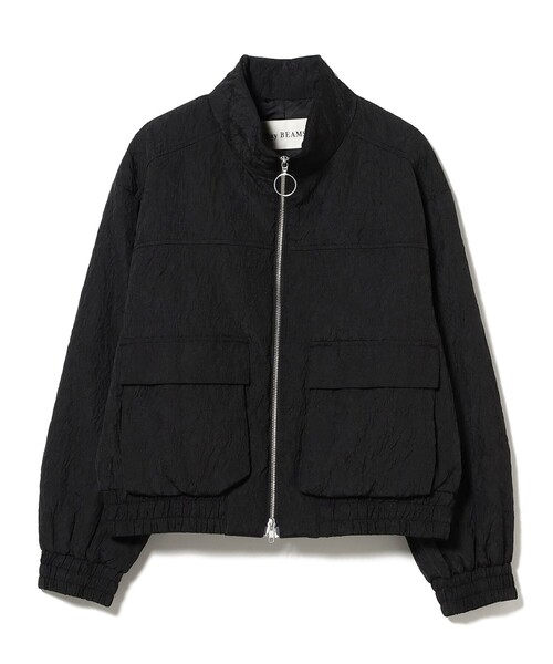 Ray BEAMS（レイビームス）の「ジャカード 中綿 スタンド ブルゾン（ブルゾン・レディース・ホワイト系その他6/ブラック・0/1）」の17枚目の写真