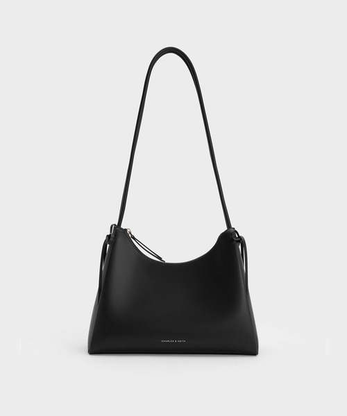 CHARLES & KEITH（チャールズ & キース）の「Hazel ヘーゼル ボウホーボーバッグ（ショルダーバッグ・レディース・スミクロ/クリーム・M）」の16枚目の写真