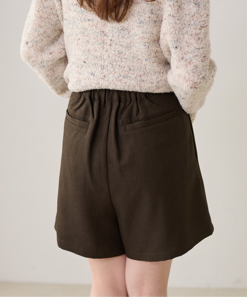 apres jour clair(アプレジュールクレア)の「【apres jour clair】ウエストデザインショートパンツ(その他パンツ・レディース・ブラウン系その他/ブラック/ライトブラウン・SMALL/MEDIUM/LARGE)」の10枚目の写真