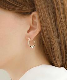 JewCasメタルパールピアス[JC4941]