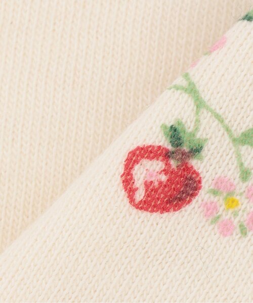 sense of wonder(センスオブワンダー)の「野イチゴスタイ【オーガニック】【日本製】(スタイ/よだれかけ・キッズ・ホワイト系・F)」の4枚目の写真