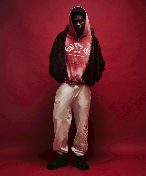 JOINT WORKS(ジョイントワークス)の「MARK POINT / マークポイント GSTONE FLEAR SWEATPANTS(スウェットパンツ・メンズ・ブラック/ホワイト・MEDIUM/LARGE)」の10枚目の写真