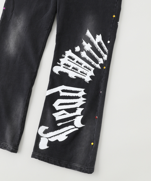 JOINT WORKS(ジョイントワークス)の「MARK POINT / マークポイント GSTONE FLEAR SWEATPANTS(スウェットパンツ・メンズ・ブラック/ホワイト・MEDIUM/LARGE)」の14枚目の写真