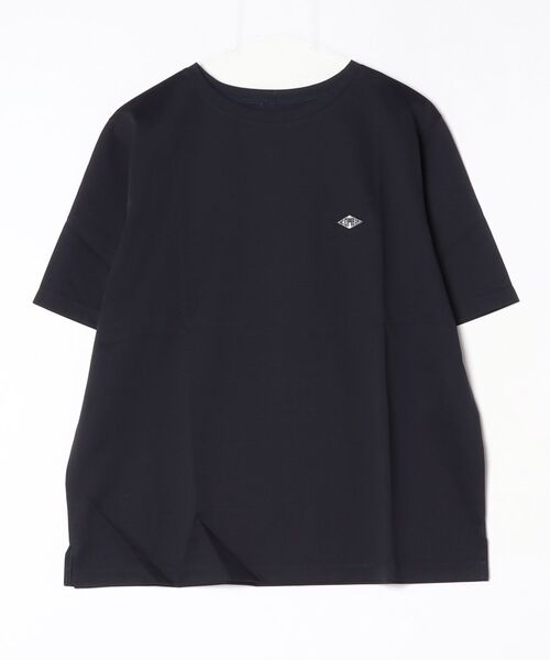 COMME CA(コムサ)の「〔 TALLサイズ 〕 スーピマコットンポンチ ワッペンTシャツ(Tシャツ/カットソー・レディース・ホワイト/グレー/ネイビー・15号/13号)」の2枚目の写真