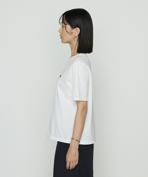 COMME CA(コムサ)の「〔 TALLサイズ 〕 スーピマコットンポンチ ワッペンTシャツ(Tシャツ/カットソー・レディース・ホワイト/グレー/ネイビー・15号/13号)」の12枚目の写真