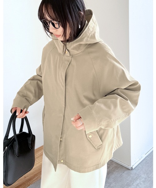 reca（レカ）の「ライナー取外しマウンテンパーカー（その他アウター・レディース・カーキ/ブラック/ベージュ・FREE）」の2枚目の写真