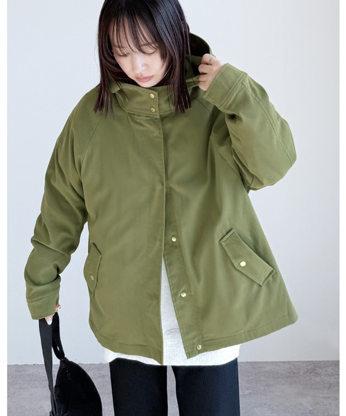 reca（レカ）の「ライナー取外しマウンテンパーカー（その他アウター・レディース・カーキ/ブラック/ベージュ・FREE）」の3枚目の写真