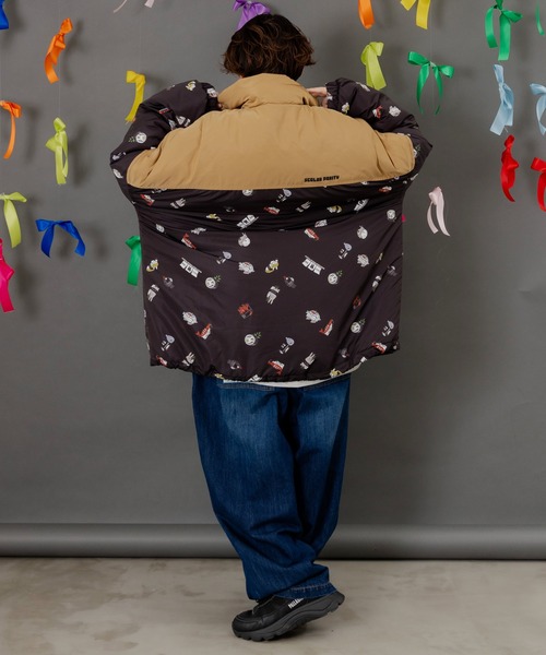 ScoLar Parity（スカラーパリティ）の「353139：ラビルの寿司づくし 中綿入りブルゾン（ブルゾン・レディース・ブラック/アイボリー・M）」の12枚目の写真