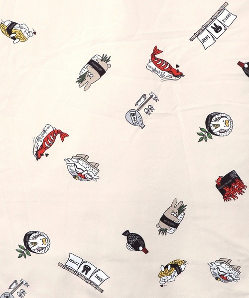 ScoLar Parity（スカラーパリティ）の「353139：ラビルの寿司づくし 中綿入りブルゾン（ブルゾン・レディース・ブラック/アイボリー・M）」の14枚目の写真