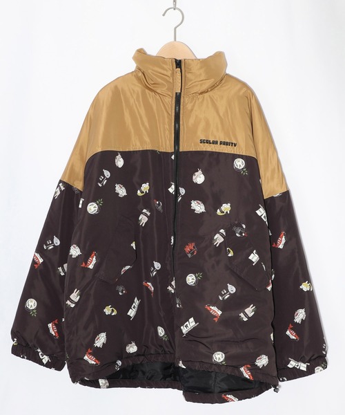 ScoLar Parity（スカラーパリティ）の「353139：ラビルの寿司づくし 中綿入りブルゾン（ブルゾン・レディース・ブラック/アイボリー・M）」の15枚目の写真