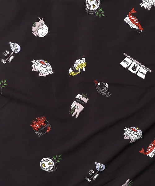 ScoLar Parity（スカラーパリティ）の「353139：ラビルの寿司づくし 中綿入りブルゾン（ブルゾン・レディース・ブラック/アイボリー・M）」の16枚目の写真