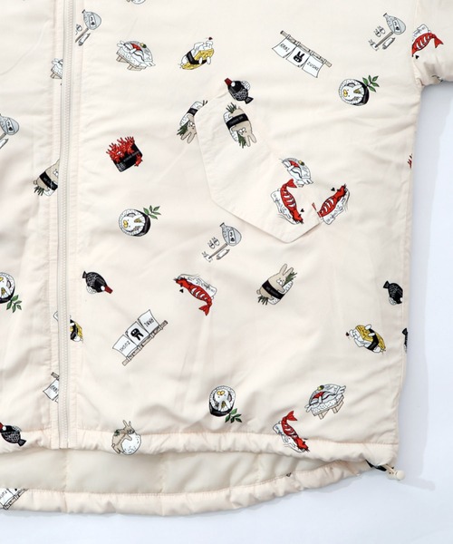 ScoLar Parity（スカラーパリティ）の「353139：ラビルの寿司づくし 中綿入りブルゾン（ブルゾン・レディース・ブラック/アイボリー・M）」の19枚目の写真