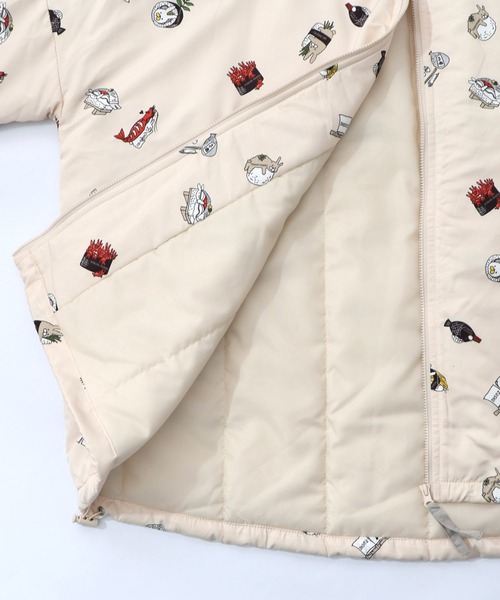 ScoLar Parity（スカラーパリティ）の「353139：ラビルの寿司づくし 中綿入りブルゾン（ブルゾン・レディース・ブラック/アイボリー・M）」の20枚目の写真