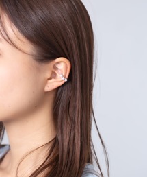LINFA　（リンファ）の「ステンレス　アクリルパールイヤーカフ（イヤーカフ）」