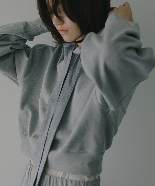 MANOF(マノフ)の「HOODIE SWEAT SET UP(セットアップ・レディース・グレー/ホワイト/ブラック・S/M)」の10枚目の写真
