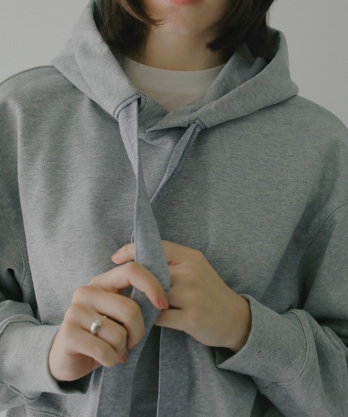 MANOF(マノフ)の「HOODIE SWEAT SET UP(セットアップ・レディース・グレー/ホワイト/ブラック・S/M)」の11枚目の写真