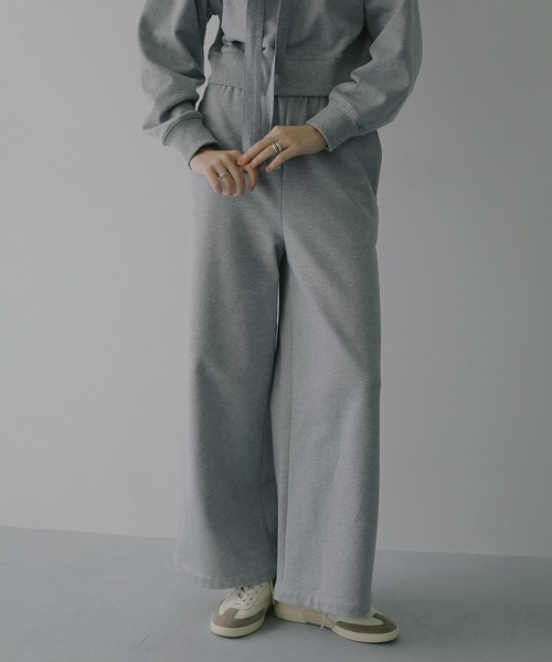 MANOF(マノフ)の「HOODIE SWEAT SET UP(セットアップ・レディース・グレー/ホワイト/ブラック・S/M)」の12枚目の写真