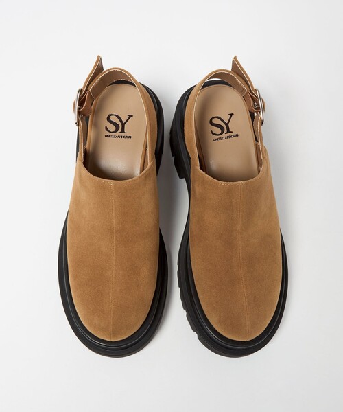 SY UNITED ARROWS（シーユナイテッドアローズ）の「＜SY＞タンクソールプレーン ミュール サンダル75↑（サンダル・レディース・ブラック/ブラウン・25.5cm/24.5cm/23.5cm/22.5cm）」の15枚目の写真