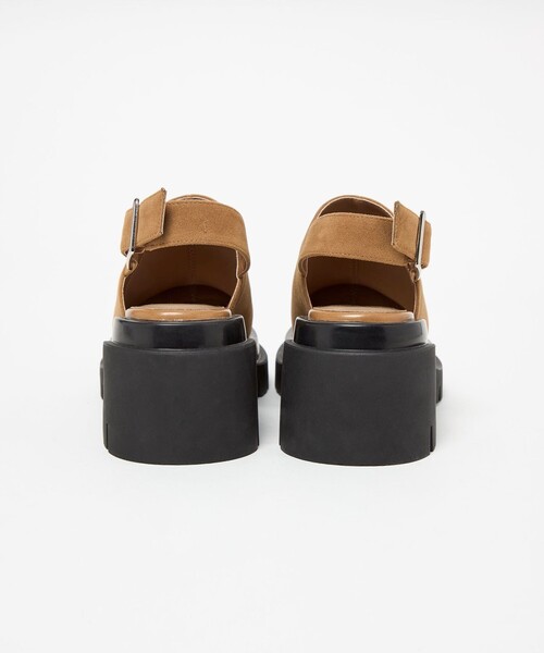 SY UNITED ARROWS（シーユナイテッドアローズ）の「＜SY＞タンクソールプレーン ミュール サンダル75↑（サンダル・レディース・ブラック/ブラウン・25.5cm/24.5cm/23.5cm/22.5cm）」の4枚目の写真