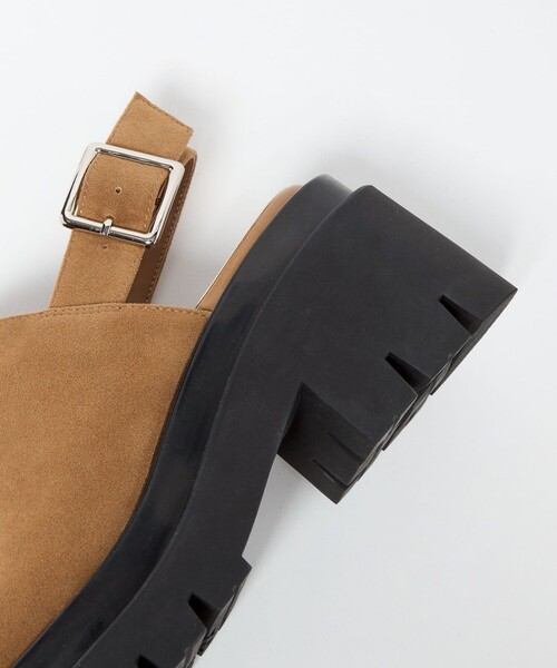 SY UNITED ARROWS（シーユナイテッドアローズ）の「＜SY＞タンクソールプレーン ミュール サンダル75↑（サンダル・レディース・ブラック/ブラウン・25.5cm/24.5cm/23.5cm/22.5cm）」の8枚目の写真