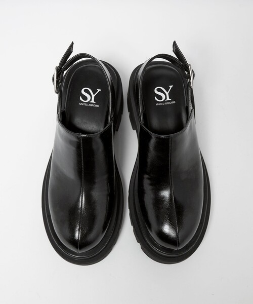 SY UNITED ARROWS（シーユナイテッドアローズ）の「＜SY＞タンクソールプレーン ミュール サンダル75↑（サンダル・レディース・ブラック/ブラウン・25.5cm/24.5cm/23.5cm/22.5cm）」の9枚目の写真