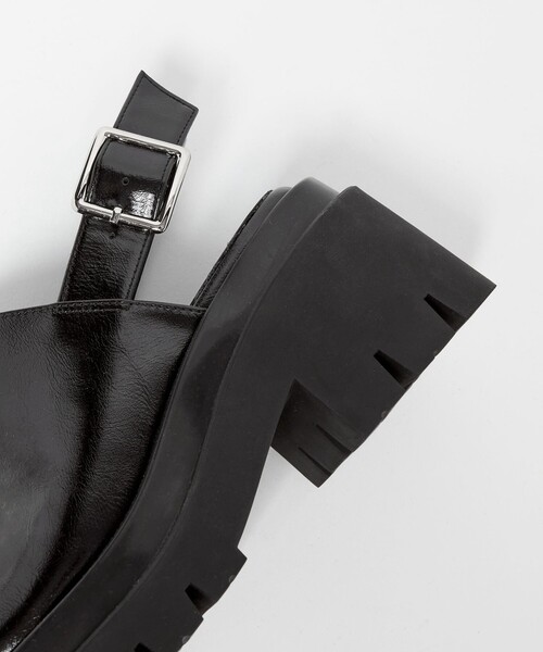 SY UNITED ARROWS（シーユナイテッドアローズ）の「＜SY＞タンクソールプレーン ミュール サンダル75↑（サンダル・レディース・ブラック/ブラウン・25.5cm/24.5cm/23.5cm/22.5cm）」の11枚目の写真