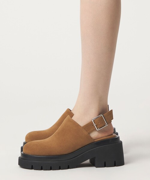 SY UNITED ARROWS（シーユナイテッドアローズ）の「＜SY＞タンクソールプレーン ミュール サンダル75↑（サンダル・レディース・ブラック/ブラウン・25.5cm/24.5cm/23.5cm/22.5cm）」の12枚目の写真