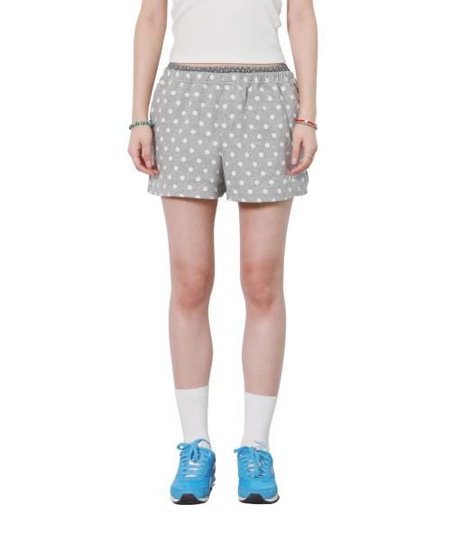 PIECEMAKER（ピースメーカー）の「DOT LAYERED SHORT PANTS (GREY)（その他パンツ・レディース・その他・FREE）」の2枚目の写真