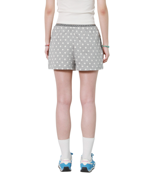 PIECEMAKER（ピースメーカー）の「DOT LAYERED SHORT PANTS (GREY)（その他パンツ・レディース・その他・FREE）」の3枚目の写真