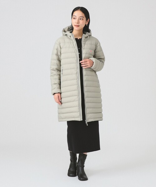 Ray BEAMS（レイビームス）の「DANTON / MIDDLE DOWN HOODED COAT(0878CL)（その他アウター・レディース・ライトグレー・SMALL/MEDIUM）」の2枚目の写真