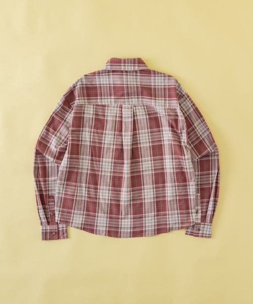 Zooodle(ズードル)の「Contrast checkered shirt - コントラストチェックシャツ -(シャツ/ブラウス・メンズ・レッド/ブルー・MEDIUM/LARGE)」の20枚目の写真