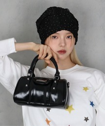 RiNc（リンク）の「【 BARELY BLUE / ベアリーブルー 】 2way クラシック ミニ ボストンバッグ / ショルダーバッグ（ショルダーバッグ）」