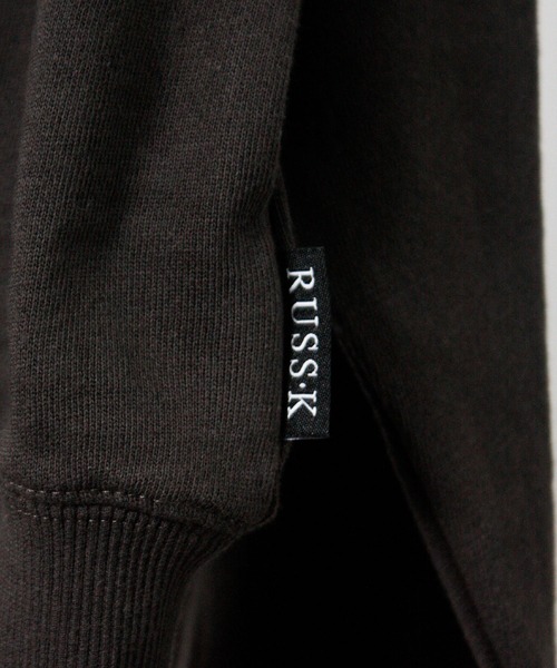 RUSS-K(ラスケー)の「【RUSS-K/ラスケー】ラインストーン トライバル クロス 裏毛トレーナー スウェット(スウェット・メンズ・ブラック/チャコール・L/M)」の9枚目の写真