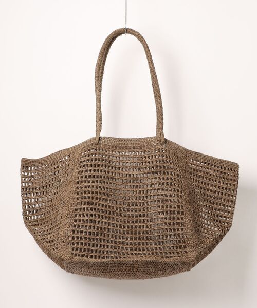 MADE IN MADA（メイドインマダ）の「【MADE IN MADA /メイドインマダ】大きめ　かごバッグ　ラフィア　トートバッグ（かごバッグ・レディース・ベージュ系その他・FREE）」の14枚目の写真