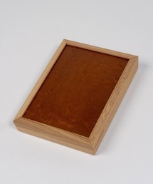 ZOZOVILLA（ゾゾヴィラ）の「帝劇突板アクリルBOX（マホガニー）（収納グッズ）」