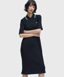 FRED PERRY | Ribbed Polo Dress／リブポロシャツワンピース(ワンピース)