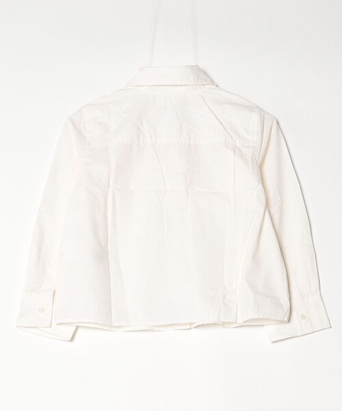 BANANA REPUBLIC FACTORY STORE(バナナリパブリック ファクトリーストア)の「BANANA REPUBLIC FACTORY STORE ポプリン ユーティリティ シャツ(シャツ/ブラウス・レディース・ホワイト/グリーン・M/L/XS/S)」の4枚目の写真