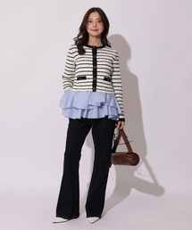 Apuweiser-riche（アプワイザーリッシェ）の「ポイントパーツフレアデニム（その他パンツ）」