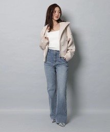 Apuweiser-riche | ポイントパーツフレアデニム(その他パンツ)