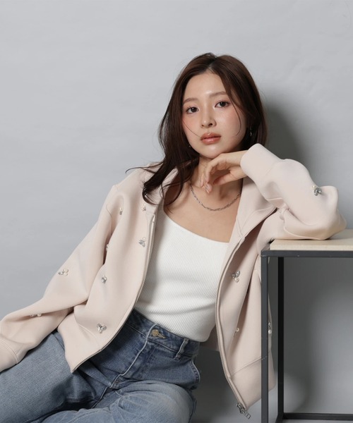 Apuweiser-riche(アプワイザーリッシェ)の「ポイントパーツフレアデニム(その他パンツ・レディース・ライトブルー/ネイビー/グレー・0/1/2)」の19枚目の写真