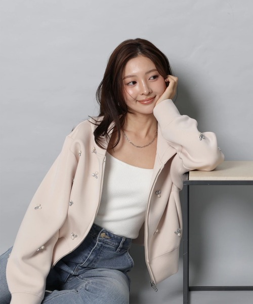 Apuweiser-riche(アプワイザーリッシェ)の「ポイントパーツフレアデニム(その他パンツ・レディース・ライトブルー/ネイビー/グレー・0/1/2)」の20枚目の写真