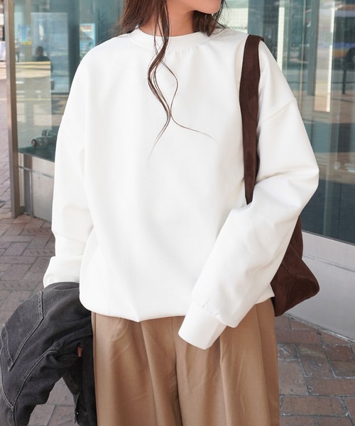 gossara(ゴサラ)の「オーバサイズスウェット(スウェット・レディース・イエロー/オフホワイト/ピンク・FREE)」の16枚目の写真