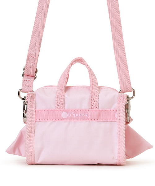 LeSportsac(レスポートサック)の「BOW MICRO BAG ピンクボウズ(ショルダーバッグ・レディース・ピンク・FREE)」の6枚目の写真