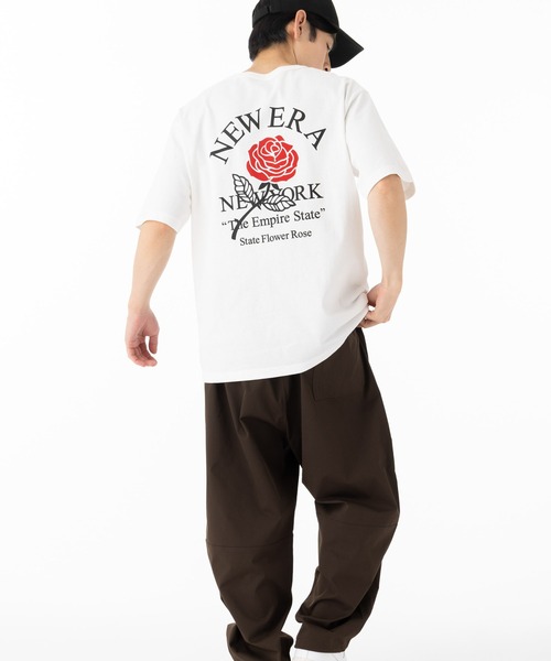NEW ERA(ニューエラ)の「ニューエラ 半袖Tシャツ 薔薇(Tシャツ/カットソー・メンズ・ブラック/ホワイト・XXL/XL/L/S/M)」の4枚目の写真