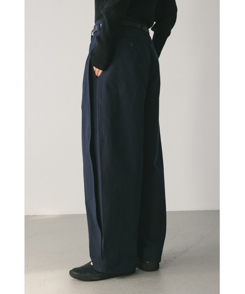 STYLEMIXER（スタイルミキサー）の「サイドタックフォルムパンツ（その他パンツ・レディース・ベージュ/ネイビー・SMALL/MEDIUM）」の14枚目の写真