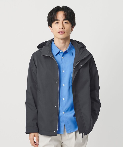 BEAUTY&YOUTH UNITED ARROWS（ビューティーアンドユースユナイテッドアローズ）の「W/R POLY フーディ ブルゾン（ブルゾン・メンズ・ネイビー/ベージュ・XL/L/M/S）」の2枚目の写真