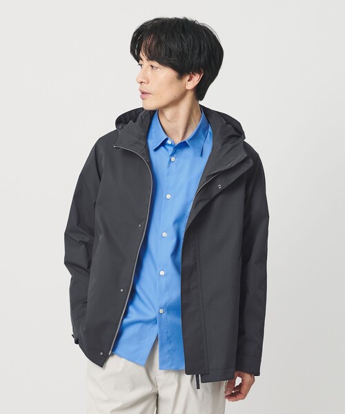 BEAUTY&YOUTH UNITED ARROWS（ビューティーアンドユースユナイテッドアローズ）の「W/R POLY フーディ ブルゾン（ブルゾン・メンズ・ネイビー/ベージュ・XL/L/M/S）」の3枚目の写真