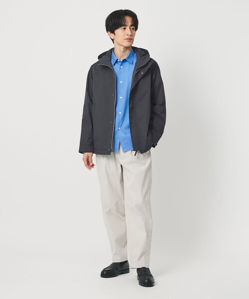 BEAUTY&YOUTH UNITED ARROWS（ビューティーアンドユースユナイテッドアローズ）の「W/R POLY フーディ ブルゾン（ブルゾン・メンズ・ネイビー/ベージュ・XL/L/M/S）」の4枚目の写真