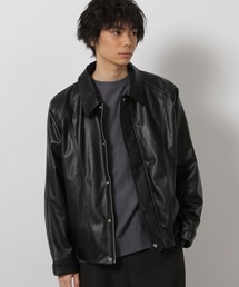 LAKOLE | シングルPUレザーブルゾン / 638221(ブルゾン)